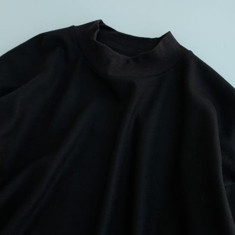 LAMOND(ラモンド)　　　  DRAWST MOCK NECK WOOL LONGTEE