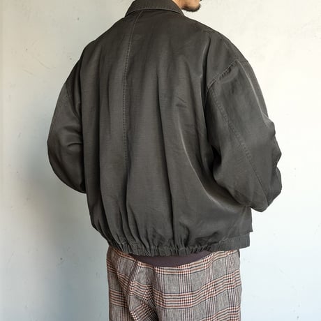 STILL BY HAND(スティルバイハンド)　　　  Pigment print zip up blouson    BL05261