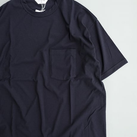 STILL BY HAND(スティルバイハンド)　　  Ringer T-Shirt　　CS03262　　　Navy