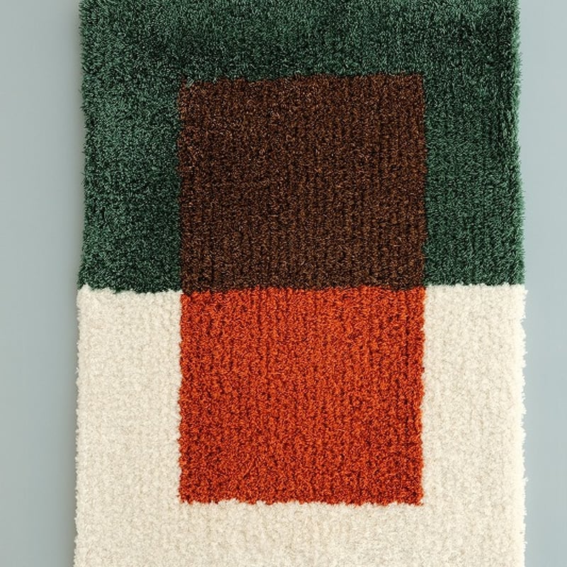 [極美品]loomer ルーマー アートラグ loomer(ルーマー) Tufting Art Rug Small Green | A