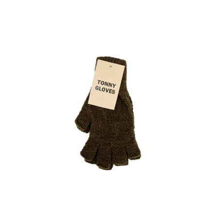 TONNY GLOVES(トニーグローブス)　　　　Alpaca Fingerless Globe　　　Olive