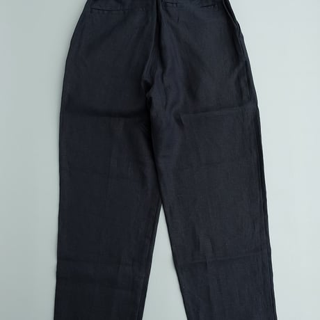 STILL BY HAND(スティルバイハンド)　　　  Linen 2Tuck Trousers　PT02262　　　Dark Navy