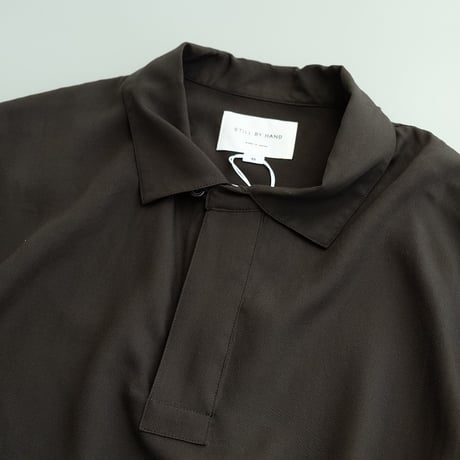 STILL BY HAND(スティルバイハンド)　　 Skipper Shirt　SH07262　　　Charcoal