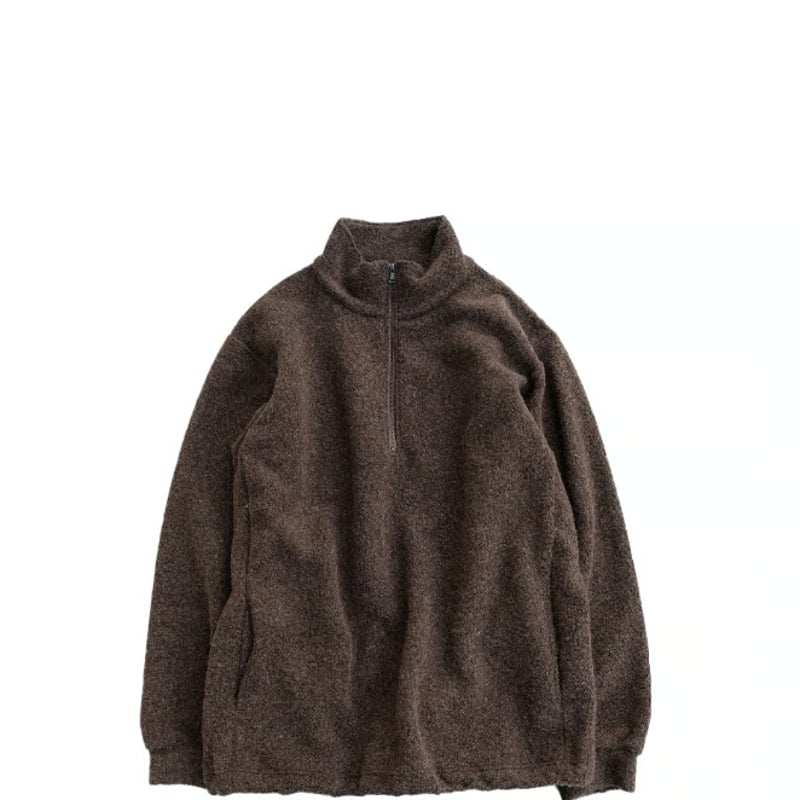 A VONTADE(アボンタージ) Wool Pile Half Zip Jacket
