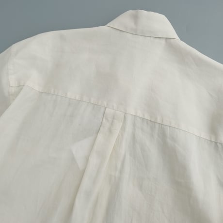 Garment-dye over shirt　　　SH05261　　　　Ecru