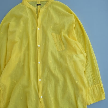 quitan(キタン)  　Kaftan Shirt　　Lemon