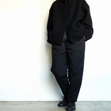 STILL BY HAND(スティルバイハンド)　　  Padded Easy Pants　　PT01254  　　　Black