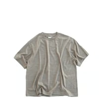 holk(ホーク)　　　  Wool S/S Tshirt　　　Mocha