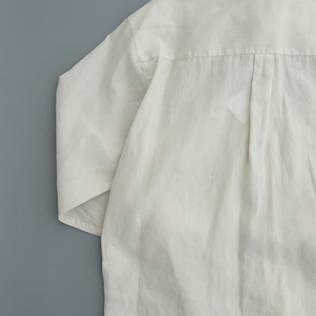 Garment-dye over shirt　　　SH05261　　　　Ecru