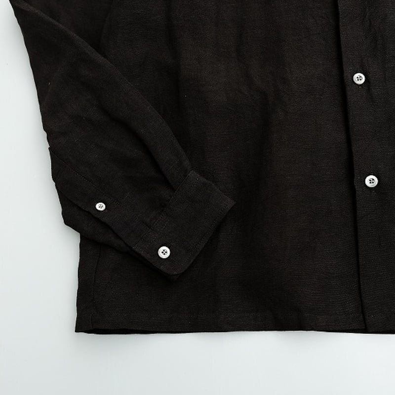 LAMOND ノーカラージャケット ラモンド カーディガン シャツ firmum LAMOND ラモンド LM-O-113 No Collar Shari Jacket ノーカラー