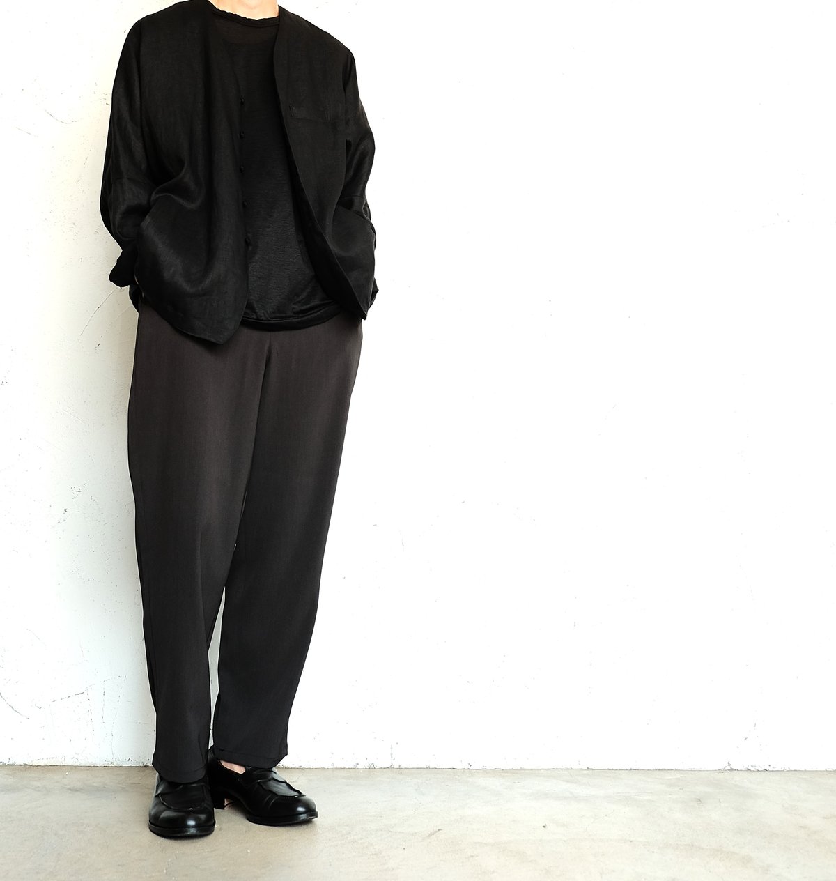 LAMOND(ラモンド) SEMI WIDE TWILL EASY TROUSERS |