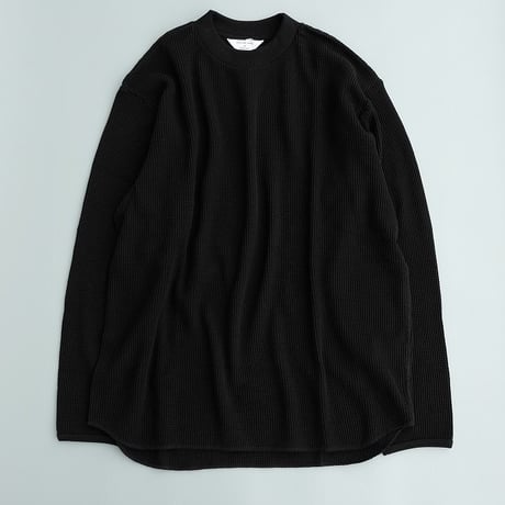 STILL BY HAND(スティルバイハンド)　　  Thermal L/S Tee　　CS01254　　　　Black
