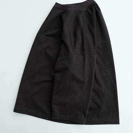 LAMOND(ラモンド)　　  O/C LOOSE FOOTBALL TEE　　　Black