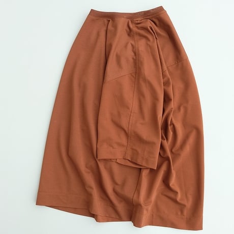 LAMOND  /  STICH WORK COOL TEE　　Brown