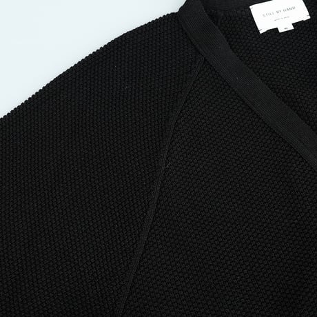 STILL BY HAND(スティルバイハンド)　　　  Crispy Cardigan  KN03251　　　　Black
