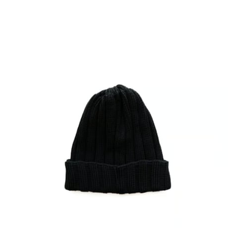 TONNY CAP(トニーキャップ)　　　 Dry Cotton Knit Cap　　　Black