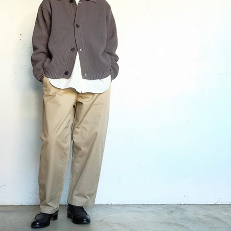 STILL BY HAND(スティルバイハンド)　　　　Paper mixed knitted blouson　　KN01261