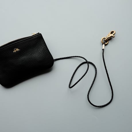 jacou(ジャコウ)　　  Key Pouch　　　Black