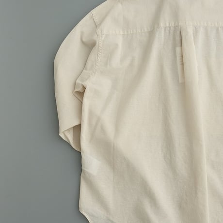 STILL BY HAND(スティルバイハンド)  Garment-dye over shirt　‐Hemp Mix‐　　SH09262　　　Ecru