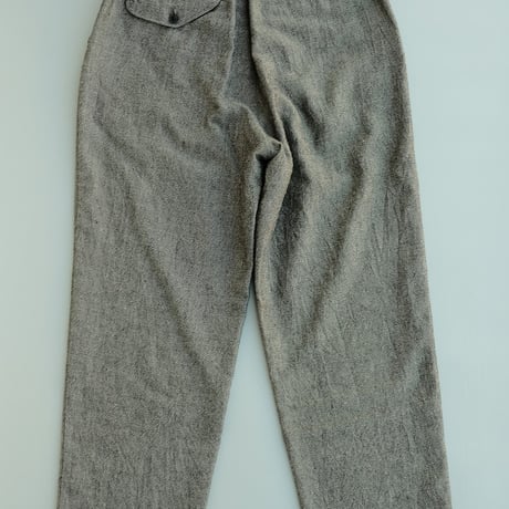 STILL BY HAND(スティルバイハンド)　　　 Shetland Wool Pants　　　Gray