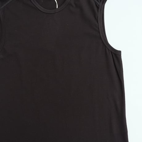 *A VONTADE(アボンタージ)　　Pique No Sleeve　　Black