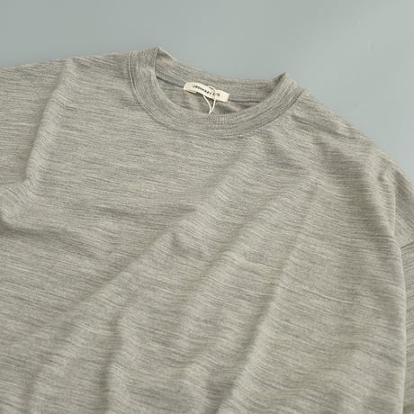 ORDINARY FITS(オーディナリーフィッツ)　　  Wool Wide Tee　　Gray