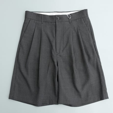 STILL BY HAND(スティルバイハンド)　　Wool Short Pants ‐super120’s‐　　PT10262　　　Charcoal