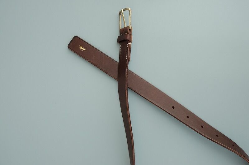 チベットの腰ベルト、ヤクの毛、準アンティーク VBLT02 (NC) 5ミリ厚 姫路レザーベルト HIMEJI LEATHER ORIGINAL