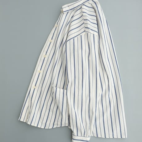 *A VONTADE(アボンタージ)　　　 Gardener Apron Shirts  LS　　　　Natural Multi Stripe