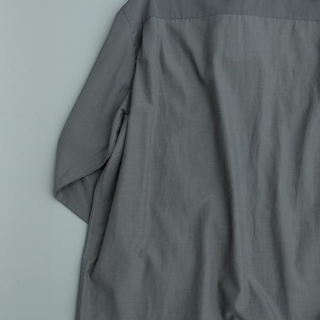 STILL BY HAND(スティルバイハンド)　  Cupro mixed pullover shirt　　　　SH10261　　　　Blue Gray