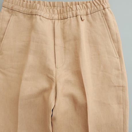 EGRETIQUE(イグレティーク)　　　Linen Chambray  Wide Trousers　　Beige