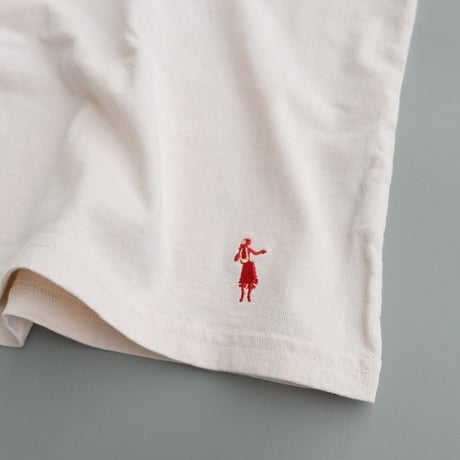GROWN IN THE SUN(グローンインザサン)　　 S/S Tee　　COFFEE-MILK　　　O.White