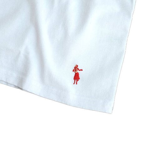 GROWN IN THE SUN(グローンインザサン)　　 SS Tee　　PINK/GUAVA　　　White