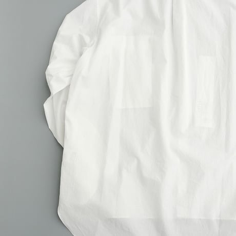 Masnou design(マスノウデザイン)　　  ２０２　Band Collar Shirt　【White】