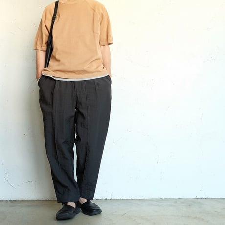 STILL BY HAND(スティルバイハンド)　　  Half Sleeve Summer Knit　　NO02262　　　　Pale Orange