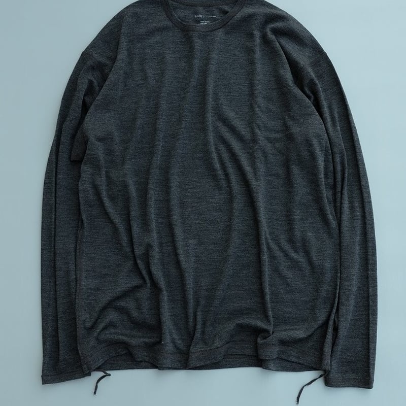 専用　holk(ホーク)　L/S　Tshirt Black holk(ホーク) L/S Tshirt Black | ART SCAPE W