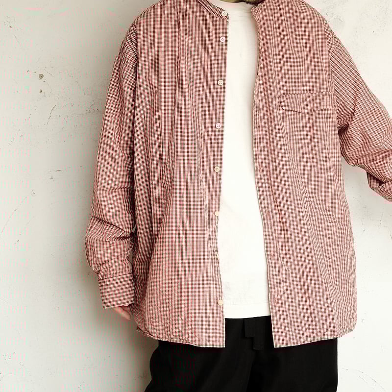 Masnou design(マスノウデザイン) 202 Band Collar Shir