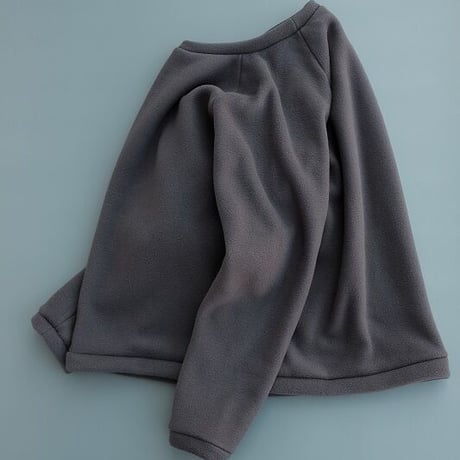 GROWN IN THE SUN(グローンインザサン)　　　　フリース コージークルー　　　CHARCOAL