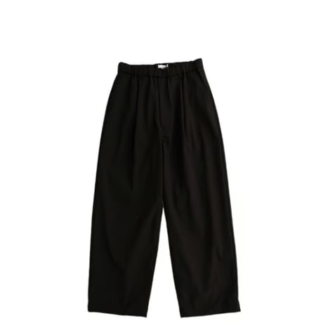 kontor(コントール)　　　  Relaxed-fit  jersey  trousers　　　Black