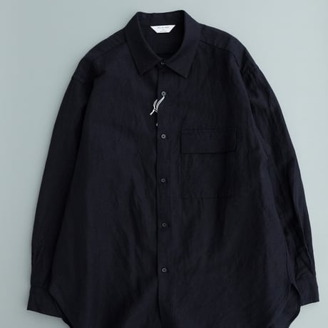 STILL BY HAND(スティルバイハンド)　　　  Wool Linen Regular Collar Shirt　　SH03254