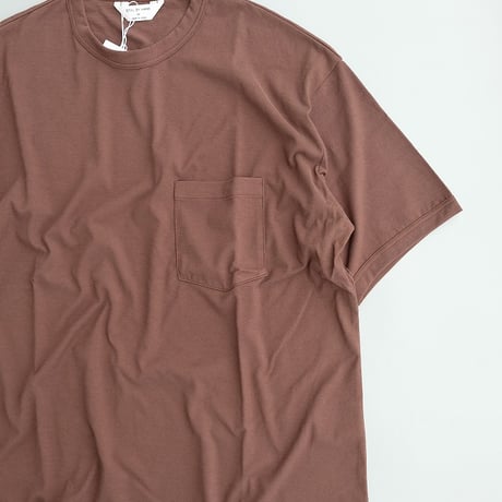 STILL BY HAND(スティルバイハンド)　　  Ringer T-Shirt　　CS03262　　　Brown