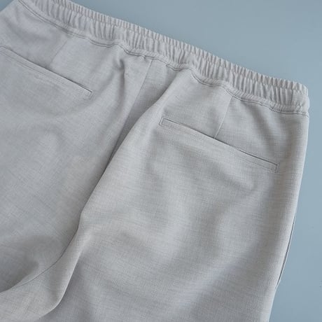 LAMOND(ラモンド)　　  New Semi Wide Shari Pants　　　　Ash Gray