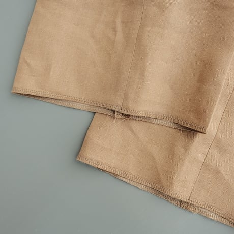 EGRETIQUE(イグレティーク)　　　Linen Chambray  Wide Trousers　　Beige