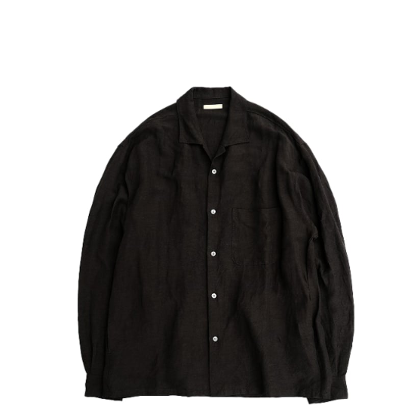 LAMOND(ラモンド) Open Collar Linen Shirt | ART S