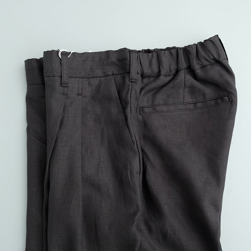 STILL BY HAND(スティルバイハンド) Linen 2Tuck Trouse