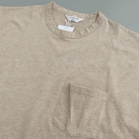 STILL BY HAND(スティルバイハンド)　　Dolman Sleeve Pocket Tee　　CS07262　　　Light Beige