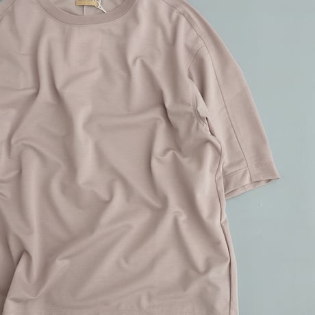LAMOND  /  STICH WORK COOL TEE　　Greige