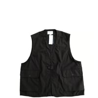 STILL BY HAND タスランナイロンベストBLACK STILL BY HAND タスランナイロンベストBLACK STILL BY HAND