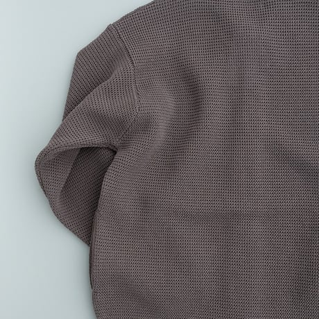 STILL BY HAND(スティルバイハンド)　　　　Paper mixed knitted blouson　　KN01261