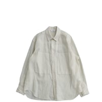 Garment-dye over shirt　　　SH05261　　　　Ecru